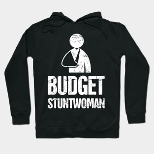 Stuntwoman - Funny Broken Arm Get Well Soon Gift Hoodie